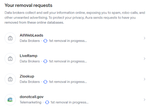 Aura Removal Request